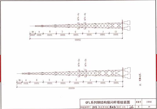 gfl避雷针塔安装图