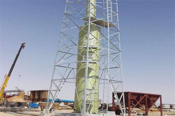 烟囱塔架的重量如何计算？